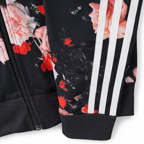 Adidas Originals Firebird Floral Roses Track Jacket F78292 Size 34 / XS - Picture 5 of 9